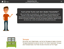 Tablet Screenshot of heizstrahler.info